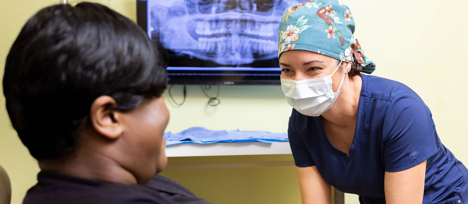 doctor speaking with patient in Spring Lake, NC