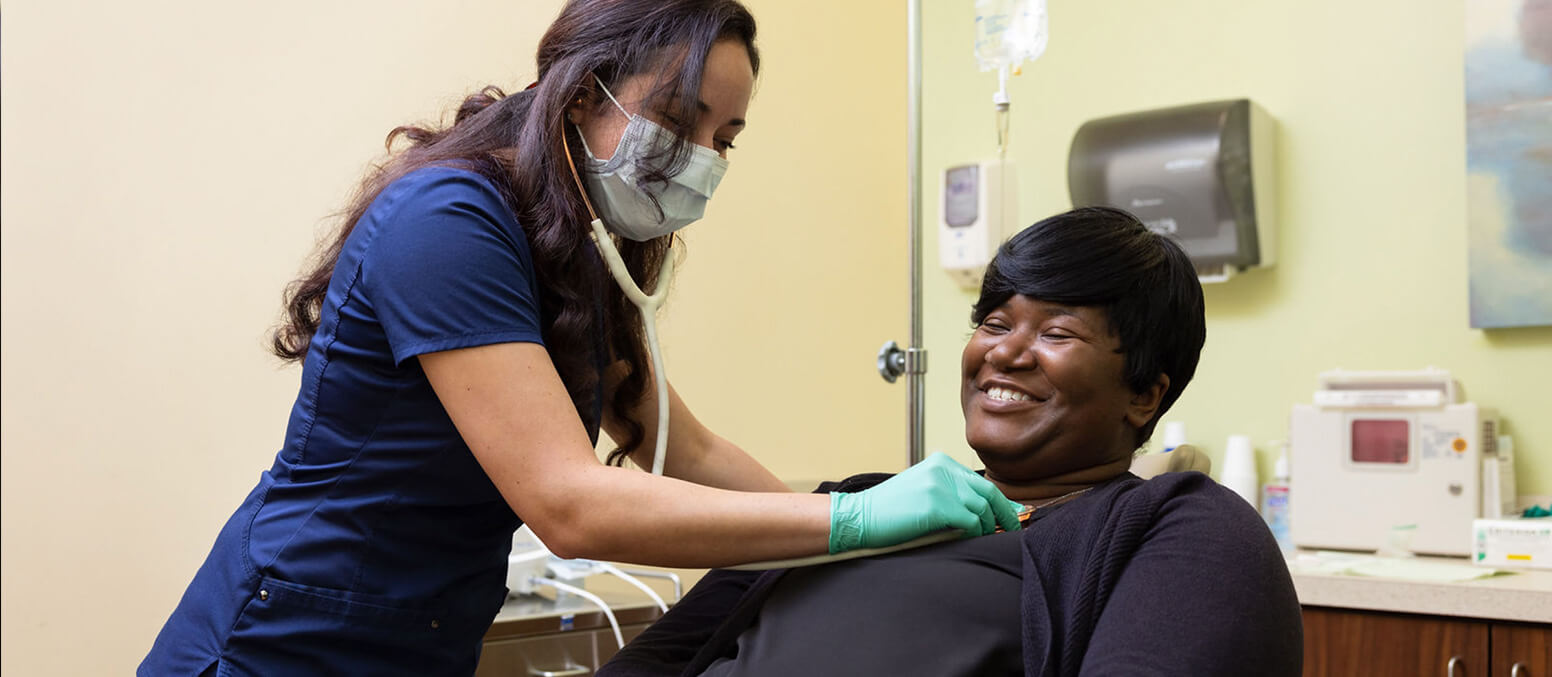 doctor speaking with patient in Spring Lake, NC